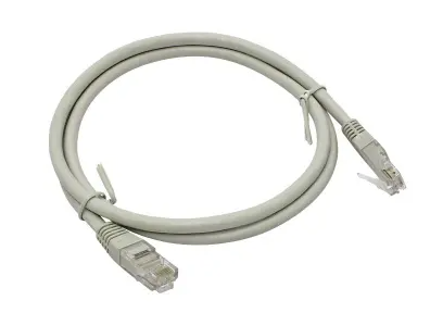 RJ45-RJ45 U/UTP Cat.5e LSZH нг(А)-HF (DR-181008), Патч-корд (коммутационный шнур), 1.5м, серый