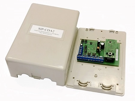 Комендантъ SIP-CDA4 (на подъезд/подключение трубок к IP домофонам) IP/SIP адаптер для домофонов Маршал, Raikmann, Laskomex, Proel